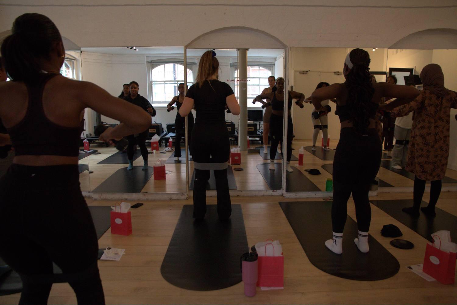 Practitioner-led fitness session